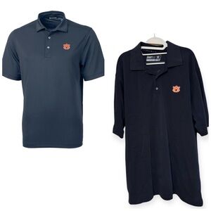 University of Auburn Cutter & Buck Navy Polo Shirt, Large